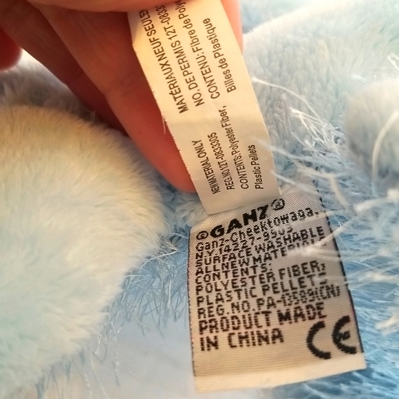 Ganz Webkinz Blue Whale Plush No Code - Picture 7 of 8